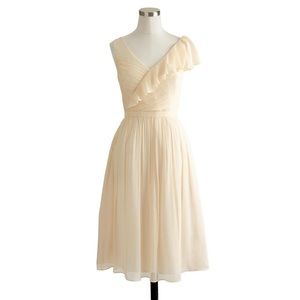 J. Crew Serena dress in silk chiffon